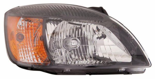 2010-2011 Kia Rio Sedan Head Lamp Passenger Side Black Bezel High Quality