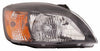 2010-2011 Kia Rio5 Head Lamp Passenger Side Black Bezel High Quality