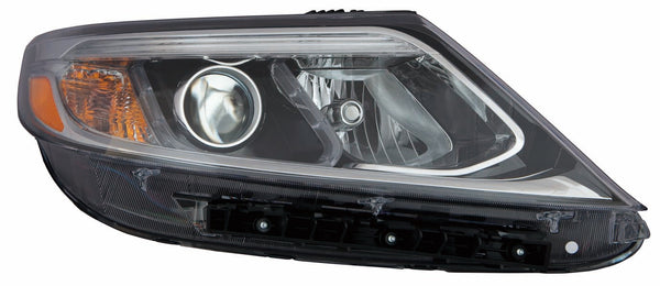 Head Lamp Passenger Side Kia Sorento 2014-2015 Halogen Without Led Accent With Auto Lx Model Capa , Ki2503164C