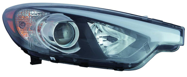 Head Lamp Passenger Side Kia Forte 2014-2016 Halogen Without Led Position Lamp Capa , Ki2503170C