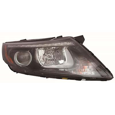 Phare avant côté passager Kia Magentis 2014-2015 HID avec feux de jour, fabriqué aux États-Unis, Capa, KI2503178C - Hunt Parts