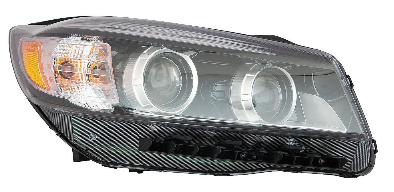 Phare avant côté passager pour Kia Sorento 2016-2018 avec ou sans feu de position LED, haute qualité, KI2503185