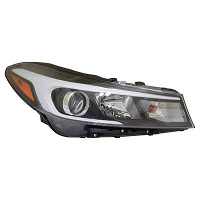 2017-2018 Kia Forte Head Lamp Passenger Side Halogen Without Led High Quality