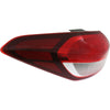 2017-2018 Kia Forte Tail Lamp Driver Side Halogen High Quality