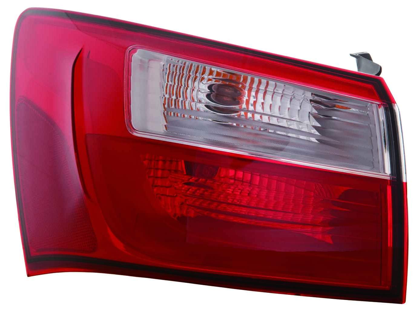 Feu arrière côté passager pour Kia Rio berline 2012-2017 sans LED, Ex/Lx Capa, KI2805109C - Hunt Parts