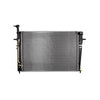 2008-2009 Hyundai Tucson Radiator (13077) 2.0L Side Plates Are 5/8-Inch Wide