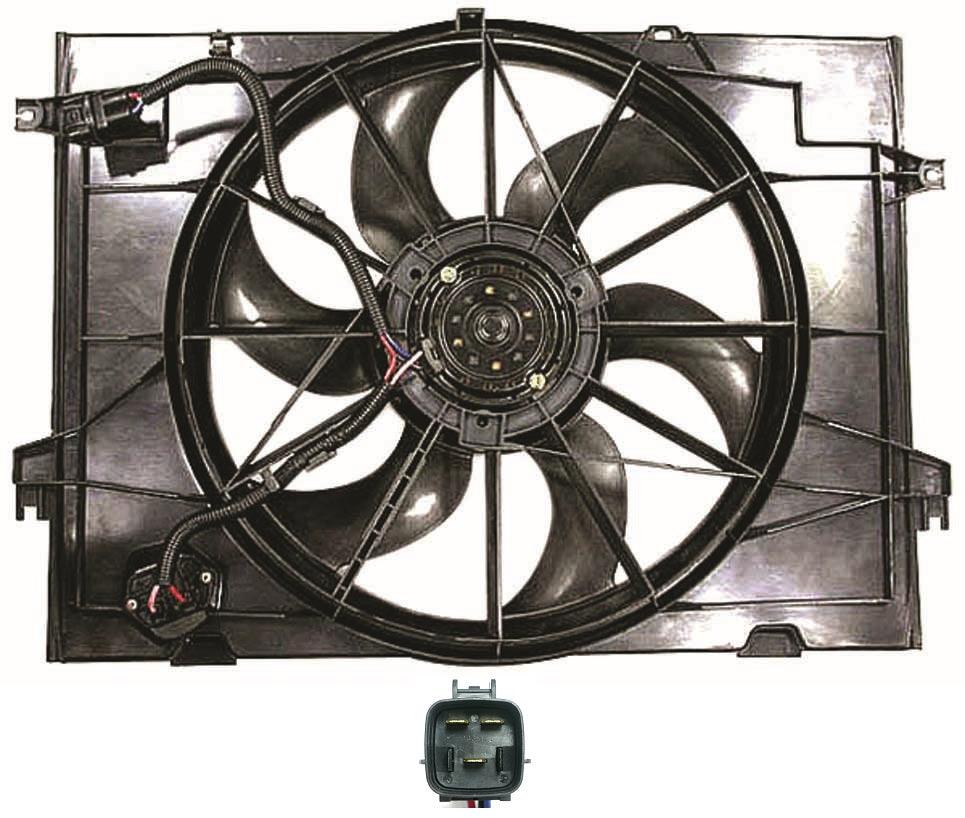 Ensemble ventilateur de radiateur Kia Sportage 2005-2007 2.0L, KI3115115