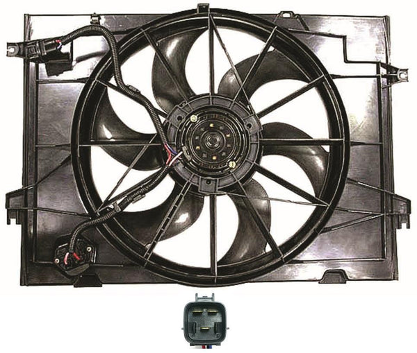2005-2007 Kia Sportage Radiator Fan Assembly 2.0L