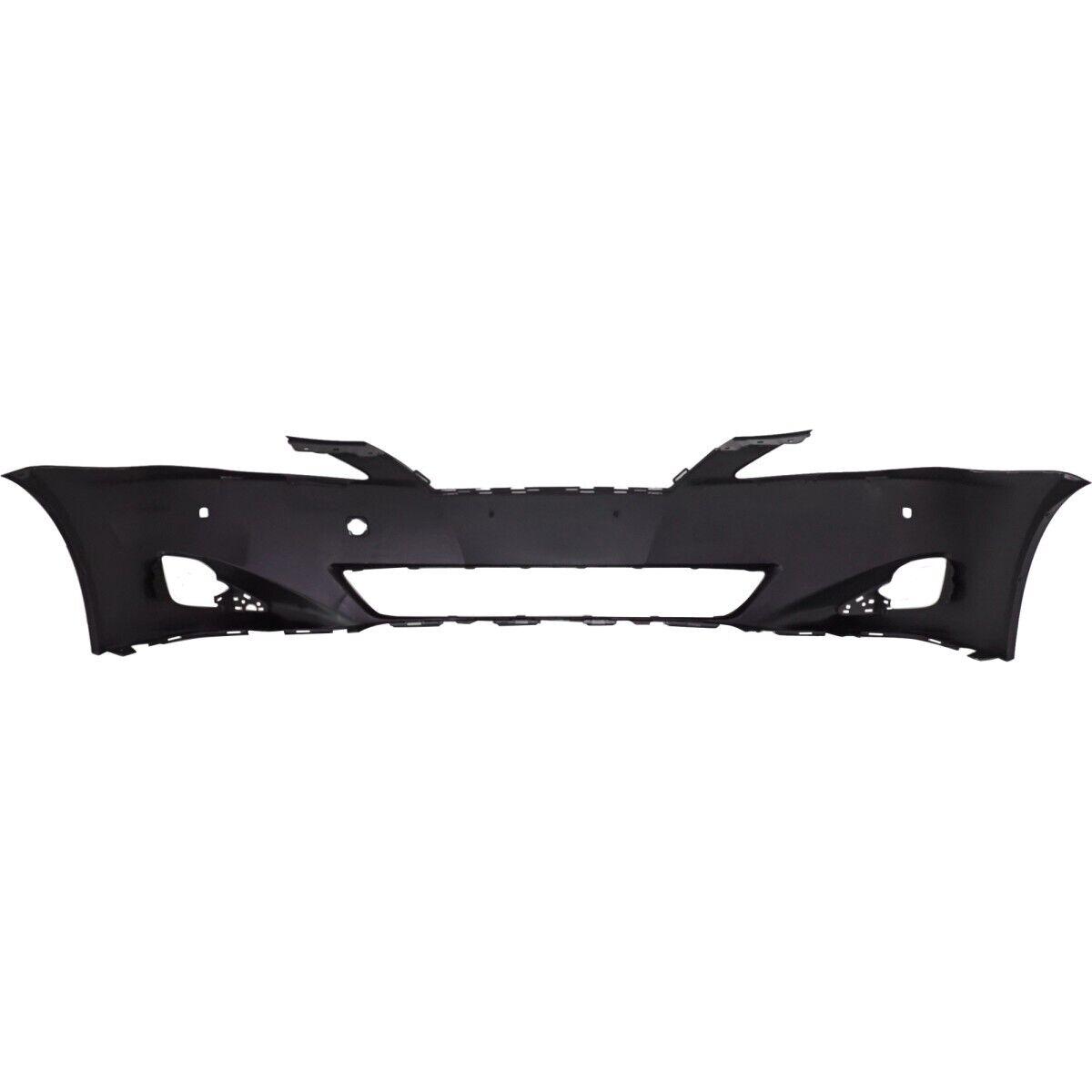 Pare-chocs avant apprêté pour Lexus IS250 Berline 2006-2008, avec trou pour rondelle et capuchon de capteur, LX1000160C