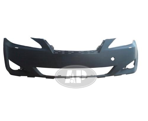Pare-chocs avant Lexus IS250 Berline 2006-2008 apprêté, sans trou pour capteur, avec trou pour rondelle, LX1000162