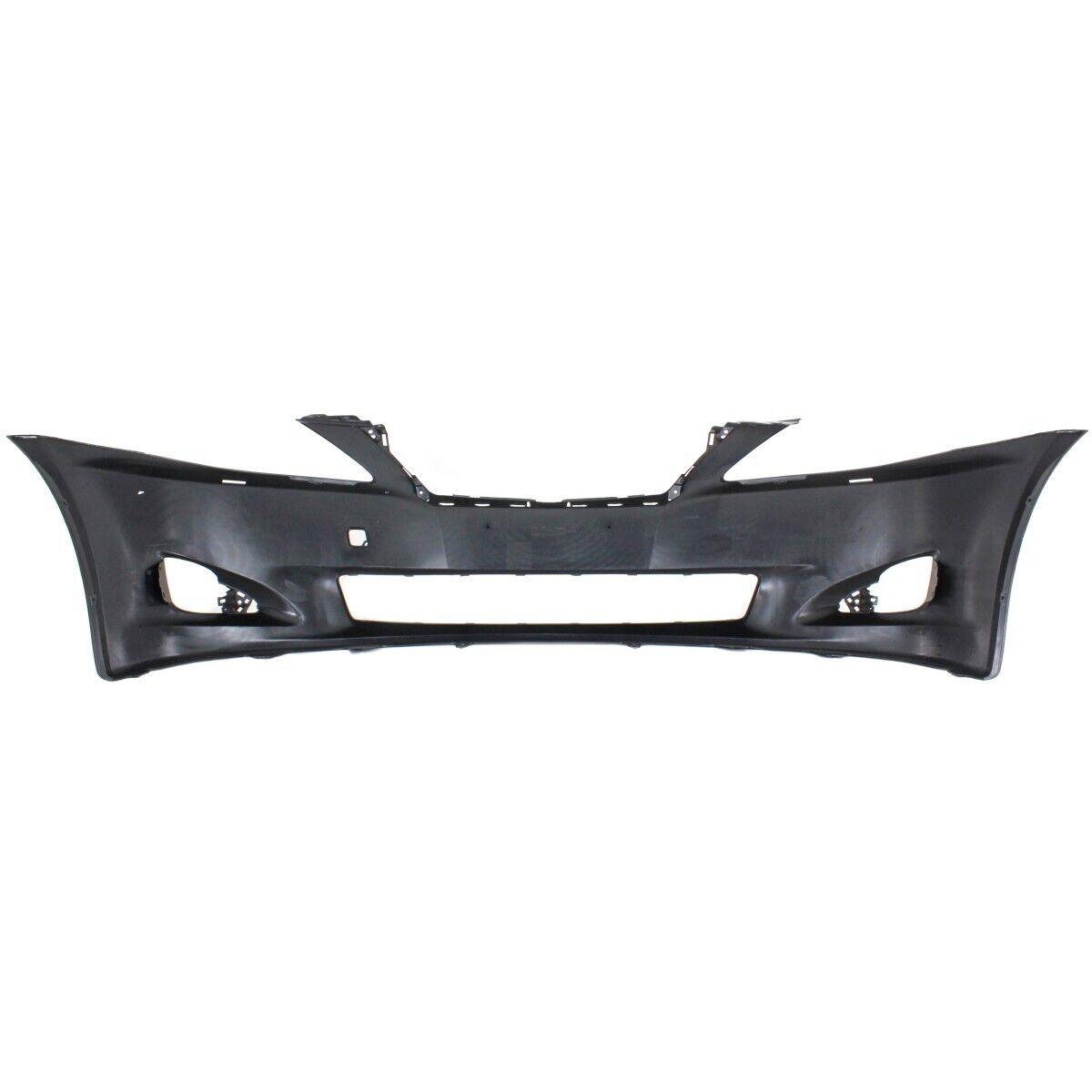 Pare-chocs avant apprêté pour Lexus IS250 Berline 2009-2010, sans capteur, avec capuchon de rondelle, LX1000187C
