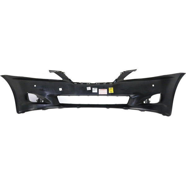 2009-2010 Lexus Is350 Sedan Bumper Front Primed Without Washer Hole With Sensor Hole Capa