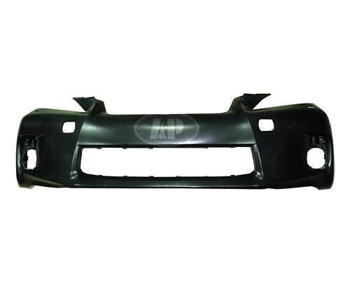 2011-2013 Lexus Ct200H Bumper Front Primed With Sensor/Washer Hole Without Sport