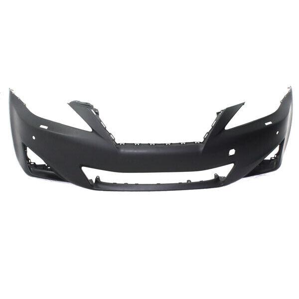 Pare-chocs avant apprêté pour Lexus IS350 Berline 2011-2013 avec trou pour capteur/lave-glace, sans capot sport, LX1000216C