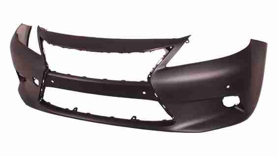 2013-2015 Lexus Es350 Bumper Front Primed With Sensor Hole