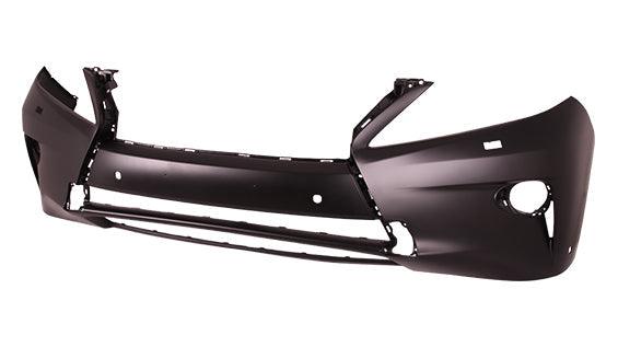 2013-2015 Lexus Rx450H Bumper Front Primed With Washer/Sensor Hole Without F Sport Pkg Capa