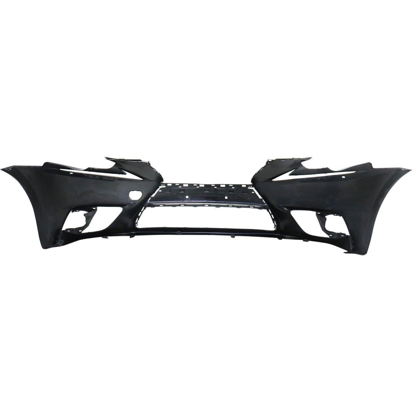 Pare-chocs avant Lexus IS250 Berline 2014-2015, apprêt noir, sans F Sport/capteur, avec cache lave-phares, LX1000264C