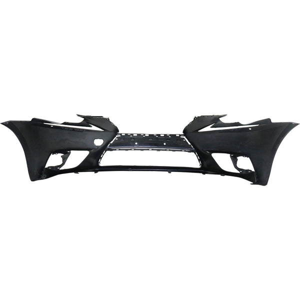 2016 Lexus Is200T Bumper Front Primed Black Without F Sport/Sensor With Head Lamp Washer Capa