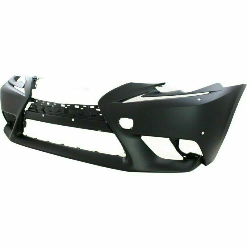 Pare-chocs avant apprêté pour Lexus IS350 Berline 2014-2016 avec rondelle et trou pour capteur, sans pack F Sport, LX1000265C