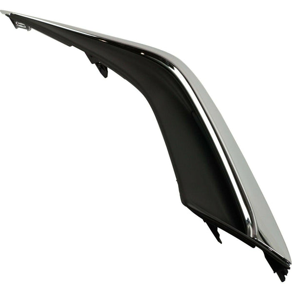 2019-2021 Lexus Es300H Bumper Moulding Front Driver Side Black/Chrome Without F-Sport 2-Piece