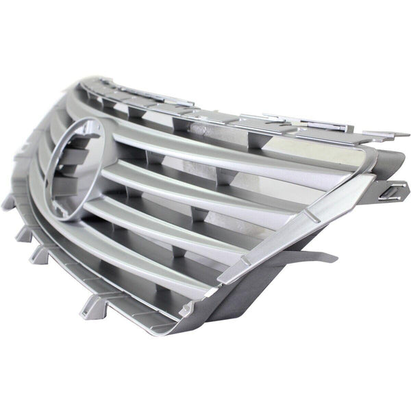 2010-2012 Lexus Es350 Grille Silver/Black With Radar
