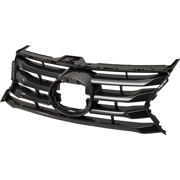 2017-2020 Lexus Is350 Sedan Grille Upper Ptd Silver Gray Without F-Sport