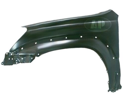 Aile avant côté conducteur pour Lexus GX470 (2003-2009) sans emplacement pour feu de position latéral, en acier, référence LX1240116C