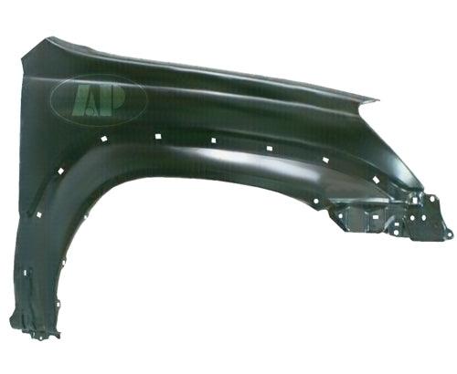 Aile avant droite (côté passager) pour Lexus GX470 (2003-2009), sans emplacement pour feu de position latéral, en acier, référence LX1241116