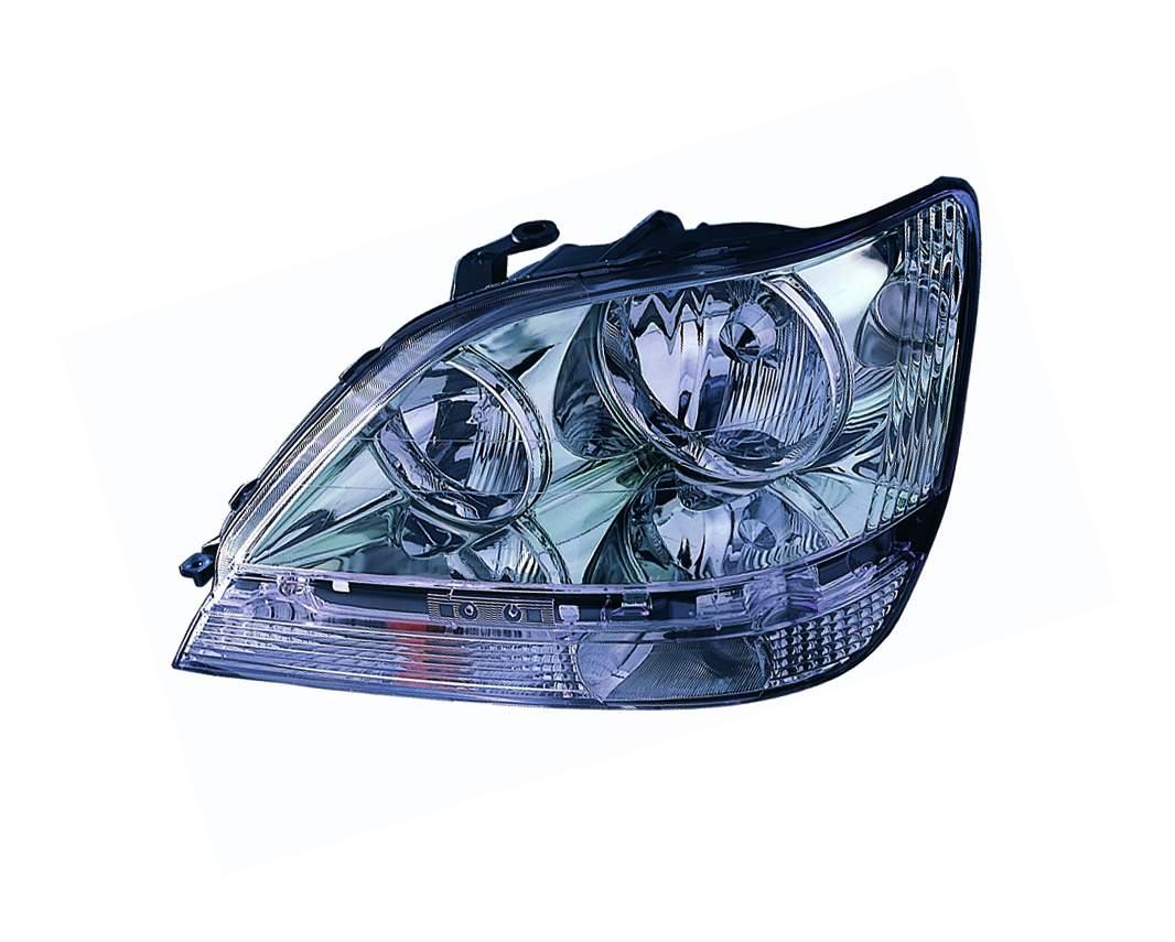 Phare avant côté conducteur pour Lexus RX300 (2001-2003), boîtier chromé de haute qualité, LX2502104