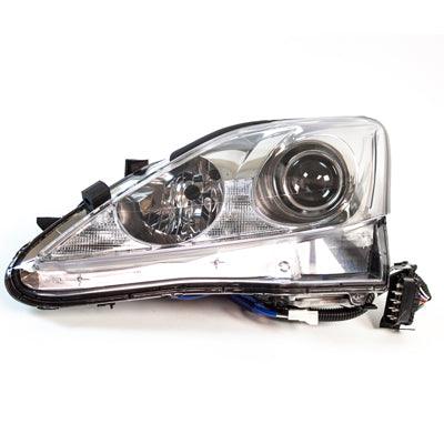 Phare avant gauche (côté conducteur) pour Lexus IS250 Berline 2006-2008, ampoule HID avec correcteur d'assiette automatique, haute qualité, LX2502133