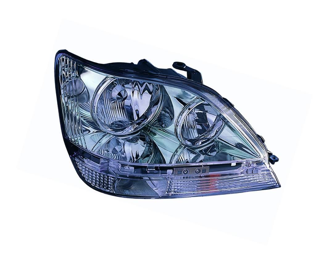 Phare avant côté passager pour Lexus RX300 (2001-2003), boîtier chromé de haute qualité, LX2503104