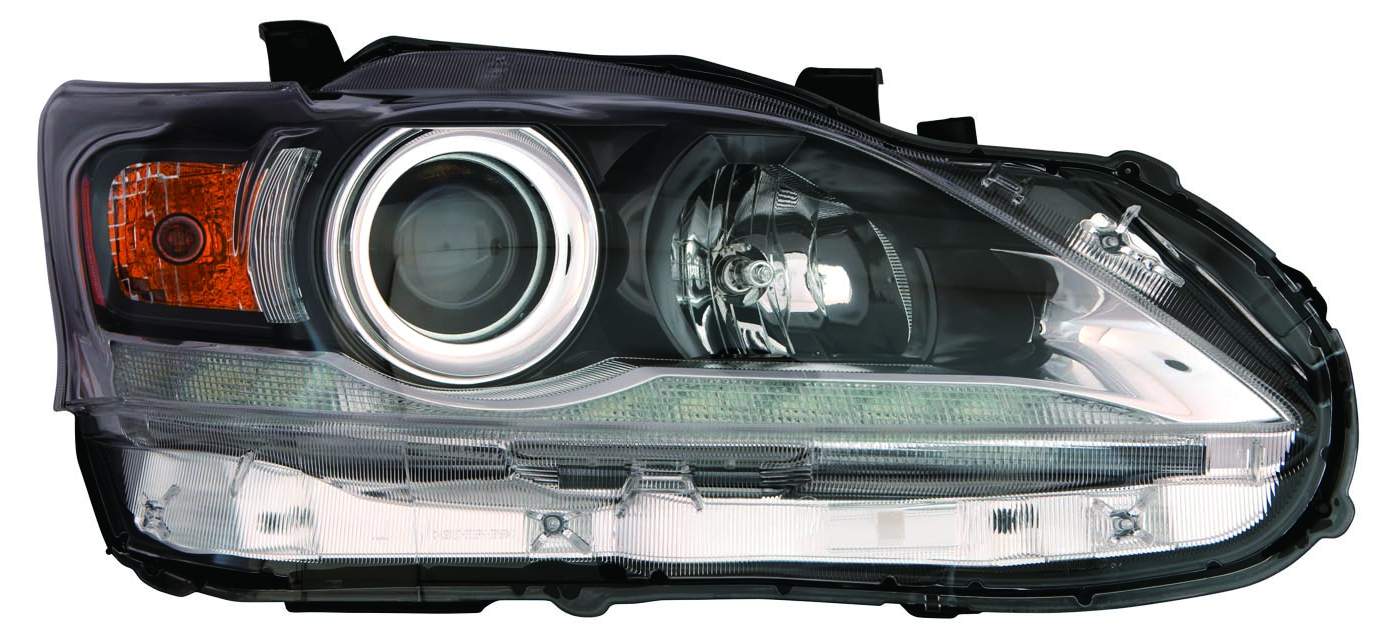 Phare avant côté passager Lexus CT200H 2011-2016, halogène, référence LX2503151C - Hunt Parts