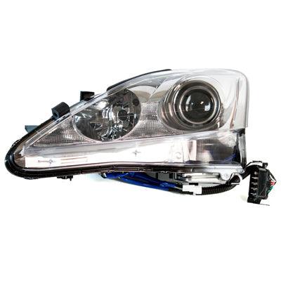 2009-2010 Lexus Is250 Sedan Head Lamp Driver Side Hid With Afs Adaptive High Quality