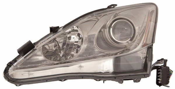2009-2010 Lexus Is350 Sedan Head Lamp Driver Side Halogen Without Auto Leveling High Quality