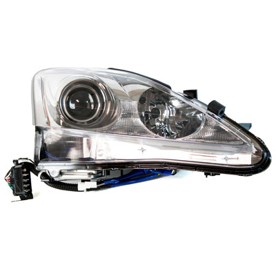 Phare avant côté passager pour Lexus IS250 Berline 2009-2010, HID avec AFS Adaptive Capa, LX2519124C - Hunt Parts