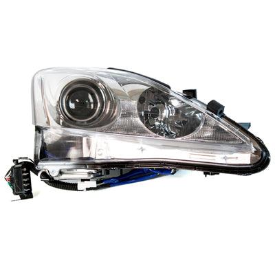 2009-2010 Lexus Is250 Sedan Head Lamp Passenger Side Hid With Afs Adaptive High Quality