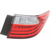 2013-2015 Lexus Es300H Tail Lamp Passenger Side High Quality