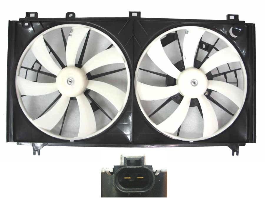 Ensemble ventilateur de refroidissement pour Lexus IS250 Berline 2009-2011, LX3115118