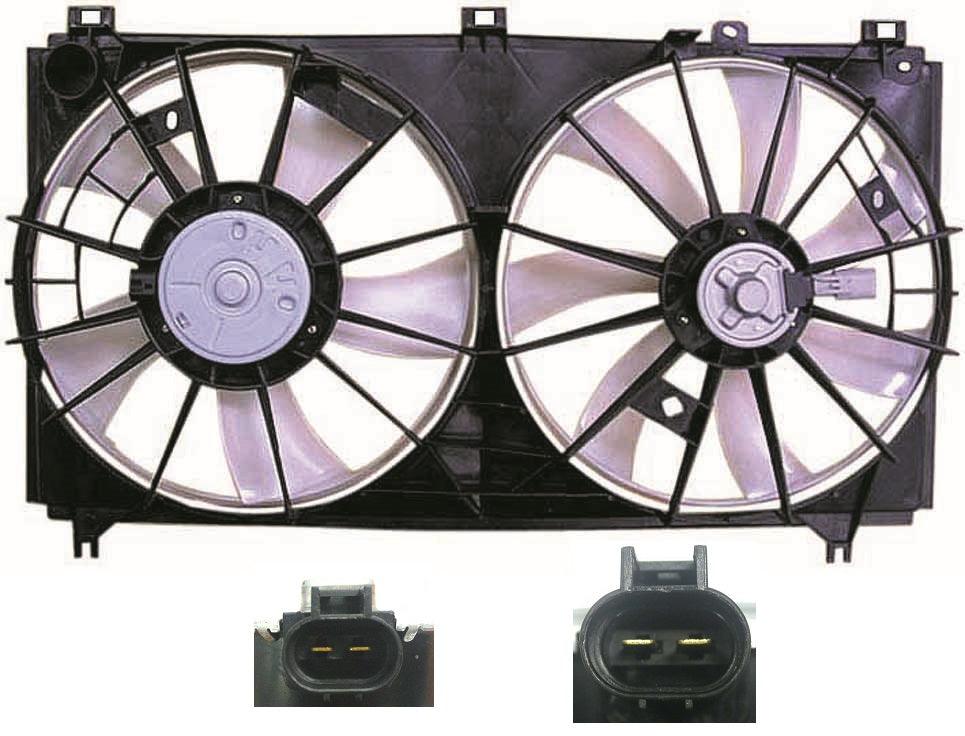 Ensemble ventilateur de refroidissement pour Lexus IS350 Berline 2006-2008, LX3120102