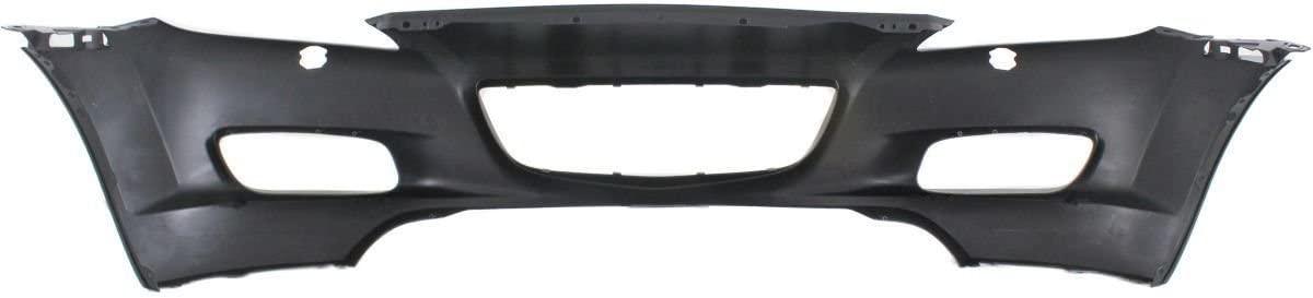 Pare-chocs avant Mazda RX-8 2004-2008 avec orifice de lavage de phare, apprêté, MA1000191