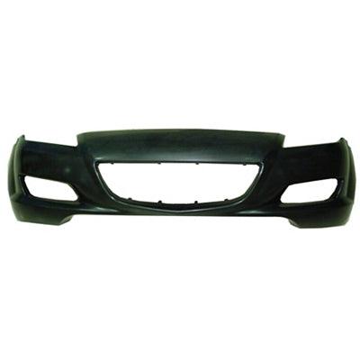 Pare-chocs avant Mazda RX-8 2004-2008 sans orifice de lave-phares, apprêté, MA1000192