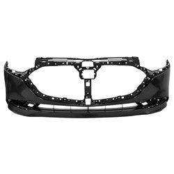 2019-2021 Mazda 3 Bumper Front Primed Without Sensor Mexico Built Sedan