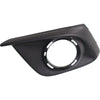 2014-2016 Mazda 3 Fog Lamp Bezel Front Driver Side Matte Black Use With Chrome Trim Ring