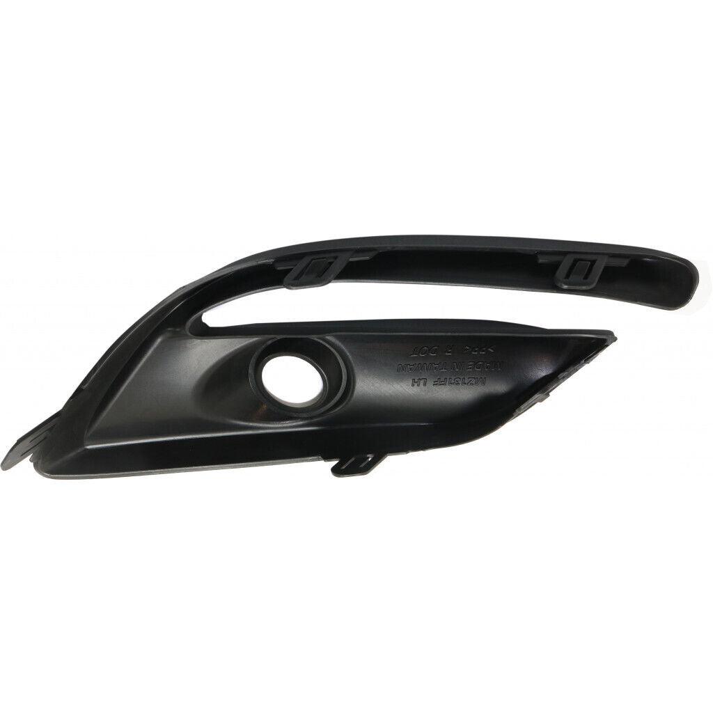 Enjoliveur de feu antibrouillard avant côté conducteur pour Mazda 3 2017-2018, berline/hayon, noir texturé, MA1038135