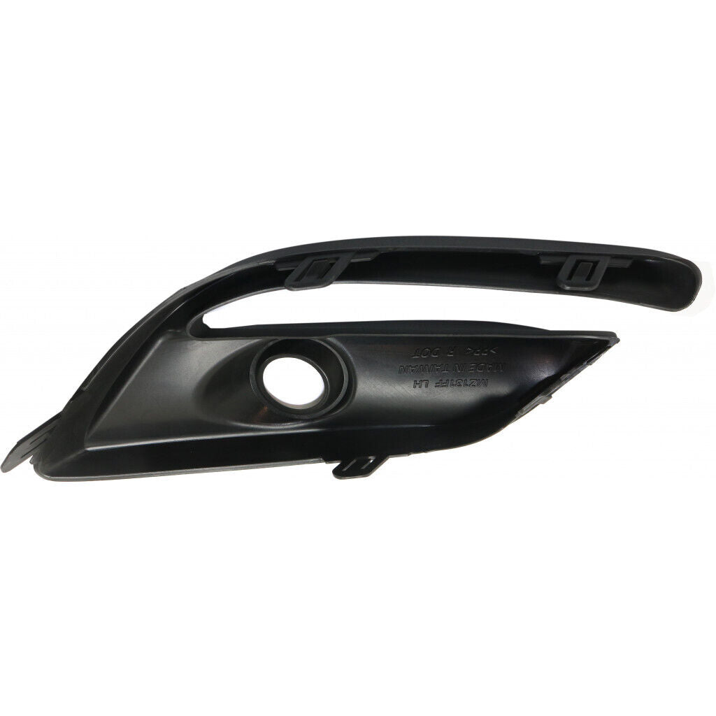 Enjoliveur de feu antibrouillard avant côté conducteur pour Mazda 3 (berline/hayon) 2017-2018, noir texturé, référence MA1038135U - Hunt Parts