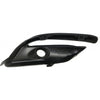 Fog Lamp Bezel Front Driver Side Mazda Mazda 3 2017-2018 Textured Black Sedan /Hatchback , Ma1038135U