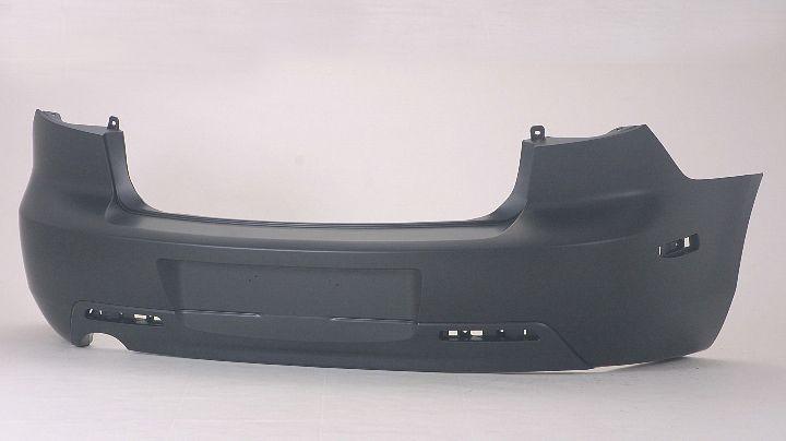 Pare-chocs arrière supérieur Mazda 3 2004-2006 Berline standard Gris, partie inférieure noire, MA1100174