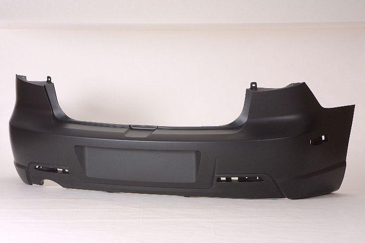 Pare-chocs arrière supérieur Mazda 3 2007-2009, partie inférieure apprêtée et texturée, berline, MA1100192