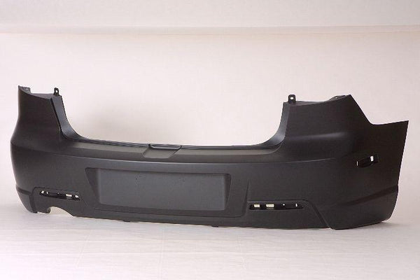 2007-2009 Mazda 3 Bumper Rear Upper Primed Lower Textured Sedan Capa