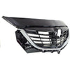2013-2015 Mazda Cx9 Grille Painted Black With Chrome Mldg